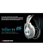 Monster Daft Punk Tron T1 User Manual And Warranty Information preview