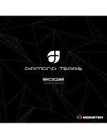 Monster Diamond Tears EDGE Manual & Warranty предпросмотр