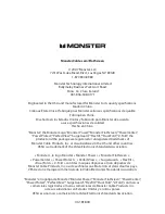 Preview for 113 page of Monster PERFECTVIEW 450L User Manual