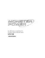 Предварительный просмотр 33 страницы Monster PowerCenter HTS1700 Owner'S Manual