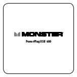 Preview for 1 page of Monster PowerPlug USB 600 User Manual