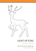 Предварительный просмотр 1 страницы MonsterShop LIGHT UP STAG Instruction Manual