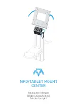 Monstertech MFD/TABLET MOUNT CENTER Instruction Manual предпросмотр