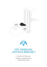 Monstertech VPC MONGOOS JOYSTICK BRACKET Instruction Manual preview