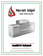 Mont Alpi Mai805 Island Instruction Manual preview