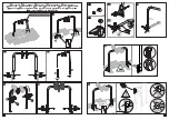 Preview for 2 page of Mont Blanc MB Lockable Arms Kit 3 Bicycles Instructions