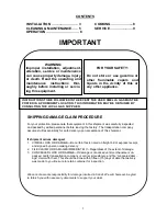 Preview for 2 page of MONTAGUE Legend UF-24C Instruction Manual