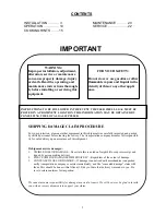 Preview for 2 page of MONTAGUE Vectaire HX Series Instruction Manual