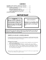 Preview for 2 page of MONTAGUE Vectaire SE Instruction Manual