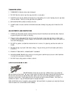 Preview for 5 page of Montana 100 Operator'S Manual