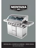 Preview for 1 page of Montana GRILL 6 Owner'S Manual