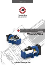 Preview for 1 page of Montanari MGV20 Series Use And Maintenance