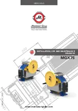 Montanari MGX75 Manual preview