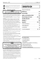 Preview for 19 page of Montarbo DTRIX15 Instruction Manual