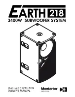 Montarbo EARTH 218 Owner'S Manual preview