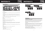 Предварительный просмотр 4 страницы Montarbo FIVEO MATRIX5475 Owner'S Manual