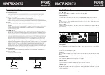 Предварительный просмотр 5 страницы Montarbo FIVEO MATRIX5475 Owner'S Manual