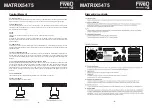 Предварительный просмотр 6 страницы Montarbo FIVEO MATRIX5475 Owner'S Manual