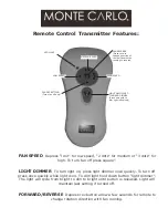 Предварительный просмотр 6 страницы Monte Carlo Fan Company 3AXR52XX3-L Series Owner'S Manual