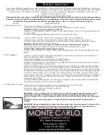 Предварительный просмотр 7 страницы Monte Carlo Fan Company 3AXR52XX3-L Series Owner'S Manual