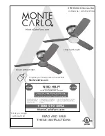 Monte Carlo Fan Company 3FSR52 series Instructions Manual предпросмотр