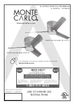 Предварительный просмотр 7 страницы Monte Carlo Fan Company 3VTR38D Series Manual