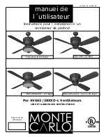 Предварительный просмотр 9 страницы Monte Carlo Fan Company 4vG28XXd-L series Installation Instructions Manual