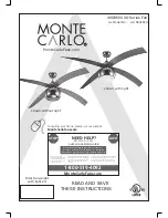 Предварительный просмотр 1 страницы Monte Carlo Fan Company 4VOR60XXD Series User Manual