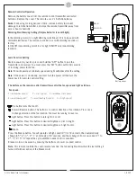 Предварительный просмотр 7 страницы Monte Carlo Fan Company 5ATR56 Series Owner'S Manual And Installation Manual