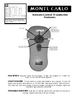 Предварительный просмотр 6 страницы Monte Carlo Fan Company 5CLR66XXD Series Owner'S Manual