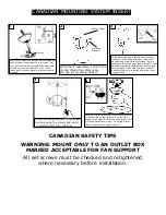 Предварительный просмотр 3 страницы Monte Carlo Fan Company 5CZ52 Series Owner'S Manual