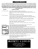 Предварительный просмотр 5 страницы Monte Carlo Fan Company 5CZ52 Series Owner'S Manual