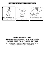 Предварительный просмотр 3 страницы Monte Carlo Fan Company 5DH52 Series Owner'S Manual