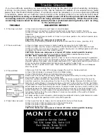 Предварительный просмотр 5 страницы Monte Carlo Fan Company 5DH52 Series Owner'S Manual