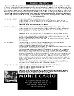 Предварительный просмотр 6 страницы Monte Carlo Fan Company 5DOR52 Series Owner'S Manual