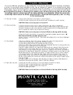 Предварительный просмотр 5 страницы Monte Carlo Fan Company 5GL52 Series Owner'S Manual