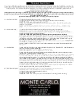 Предварительный просмотр 5 страницы Monte Carlo Fan Company 5hM52XX series Owner'S Manual