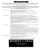 Предварительный просмотр 5 страницы Monte Carlo Fan Company 5HS42 Series Owner'S Manual