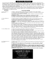 Предварительный просмотр 14 страницы Monte Carlo Fan Company 5LNR52 D-L Series Owner'S Manual