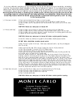 Предварительный просмотр 5 страницы Monte Carlo Fan Company 5MQ60XX Series Owner'S Manual