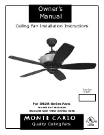 Предварительный просмотр 1 страницы Monte Carlo Fan Company 5RDR Series Owner'S Manual