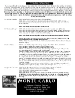 Предварительный просмотр 6 страницы Monte Carlo Fan Company 5STR52 Owner'S Manual