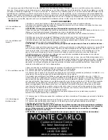 Предварительный просмотр 12 страницы Monte Carlo Fan Company 5TQ52XXD-L Series Owner'S Manual