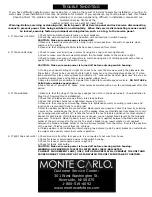 Предварительный просмотр 5 страницы Monte Carlo Fan Company 5WF52XXD-L Series Owner'S Manual