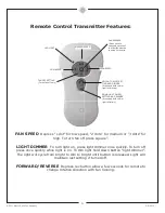 Предварительный просмотр 6 страницы Monte Carlo Fan Company 8ATR44XXD-L Series Owner'S Manual And Installation Manual