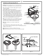 Preview for 4 page of Monte Carlo Fan Company MCRC1 series Installation And Operation Instruction Manual