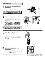 Preview for 5 page of MONTEAUX BOR01404 Use And Care Manual