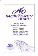 Предварительный просмотр 1 страницы Monterey 180 FS Owner'S Manual