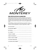 Предварительный просмотр 3 страницы Monterey 180 FS Owner'S Manual