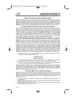 Preview for 66 page of Monterey 184 FS Owner'S Manual